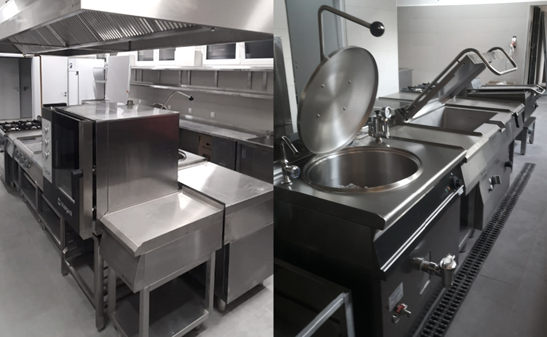 Nowoczesna kuchnia i stołówka dla 200 dzieci – kompleksowa realizacja w Żywcu